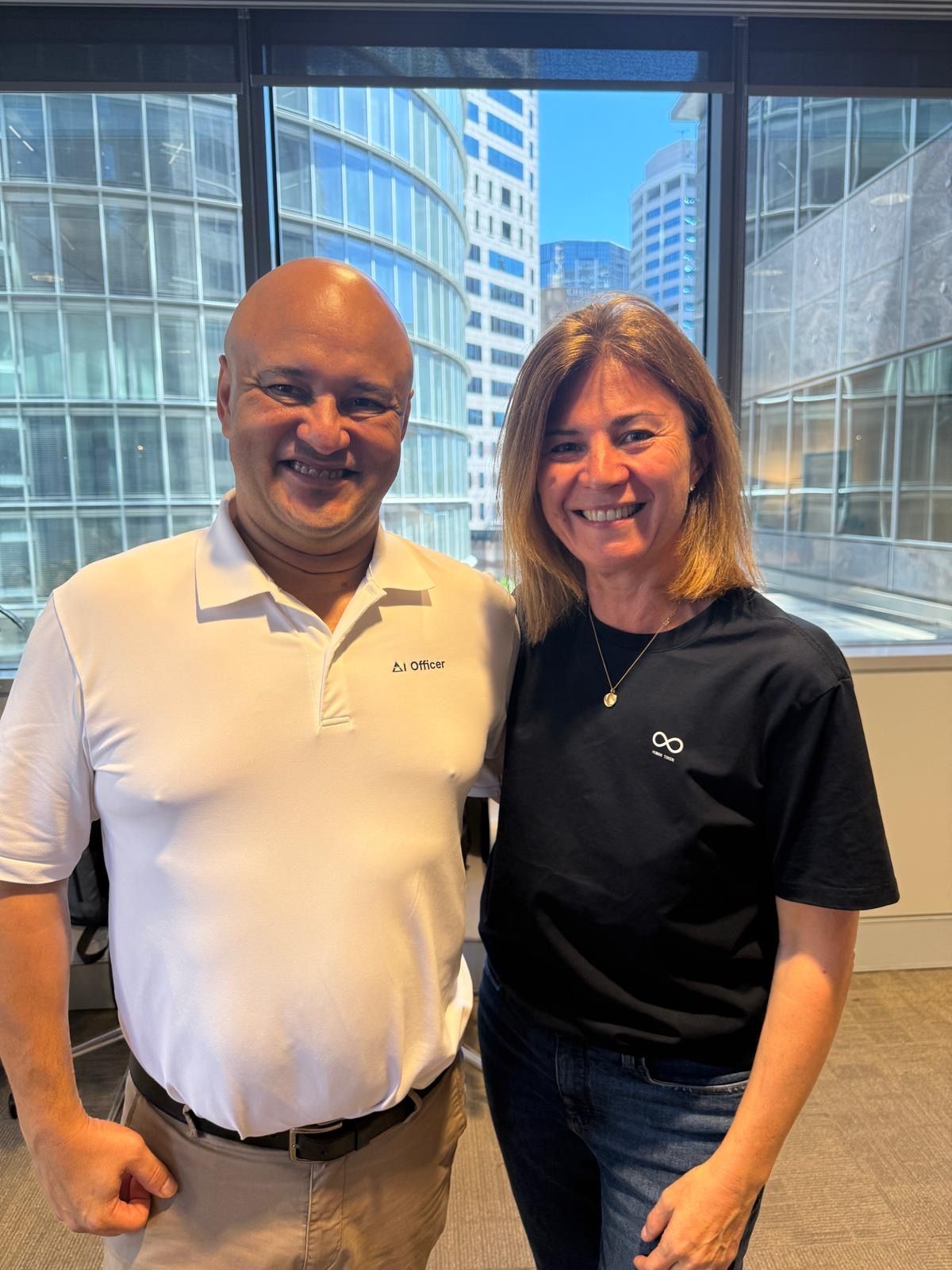 Dave Hajdu and Tracy Angwin at the Sydney retreat
